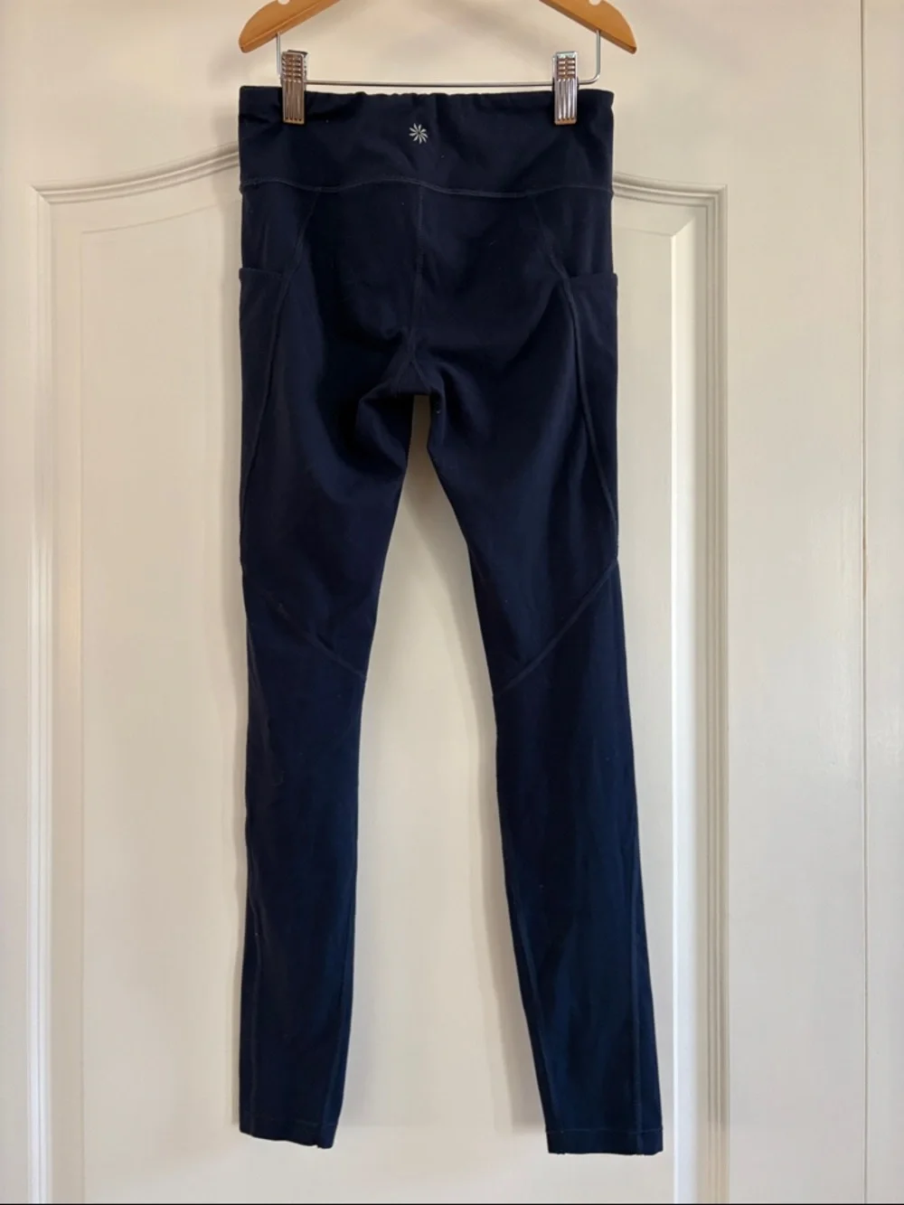 ATHLETA GIRL LEGGINGS SIZE 12 NAVY